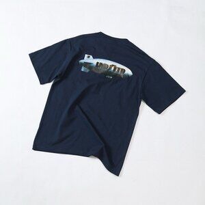 Undefeated Navy Blue Airship Print T-Shirt